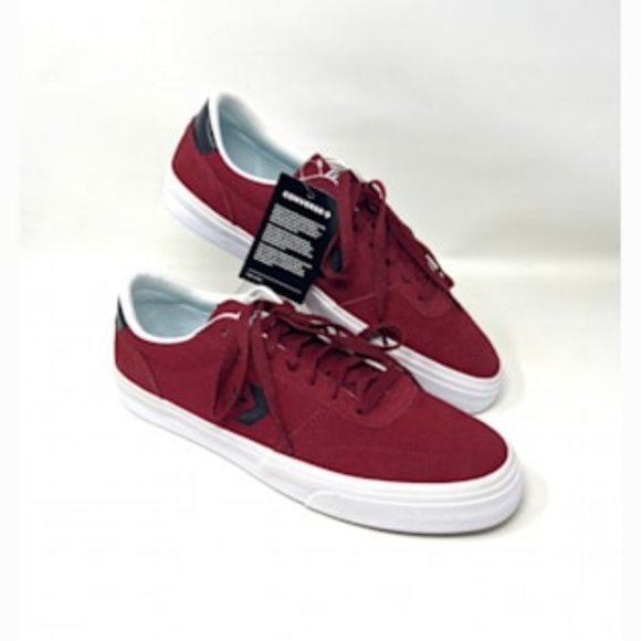 💖MEGA SALE💖Converse Boulevard  Men OX Back Alley Brick White Red  Nubuck 17072 - Picture 10 of 13